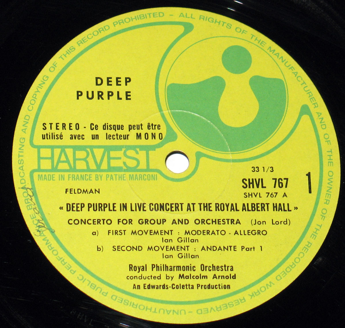 High Resolution #5 Photo DEEP PURPLE Live Royal Albert Hall France 